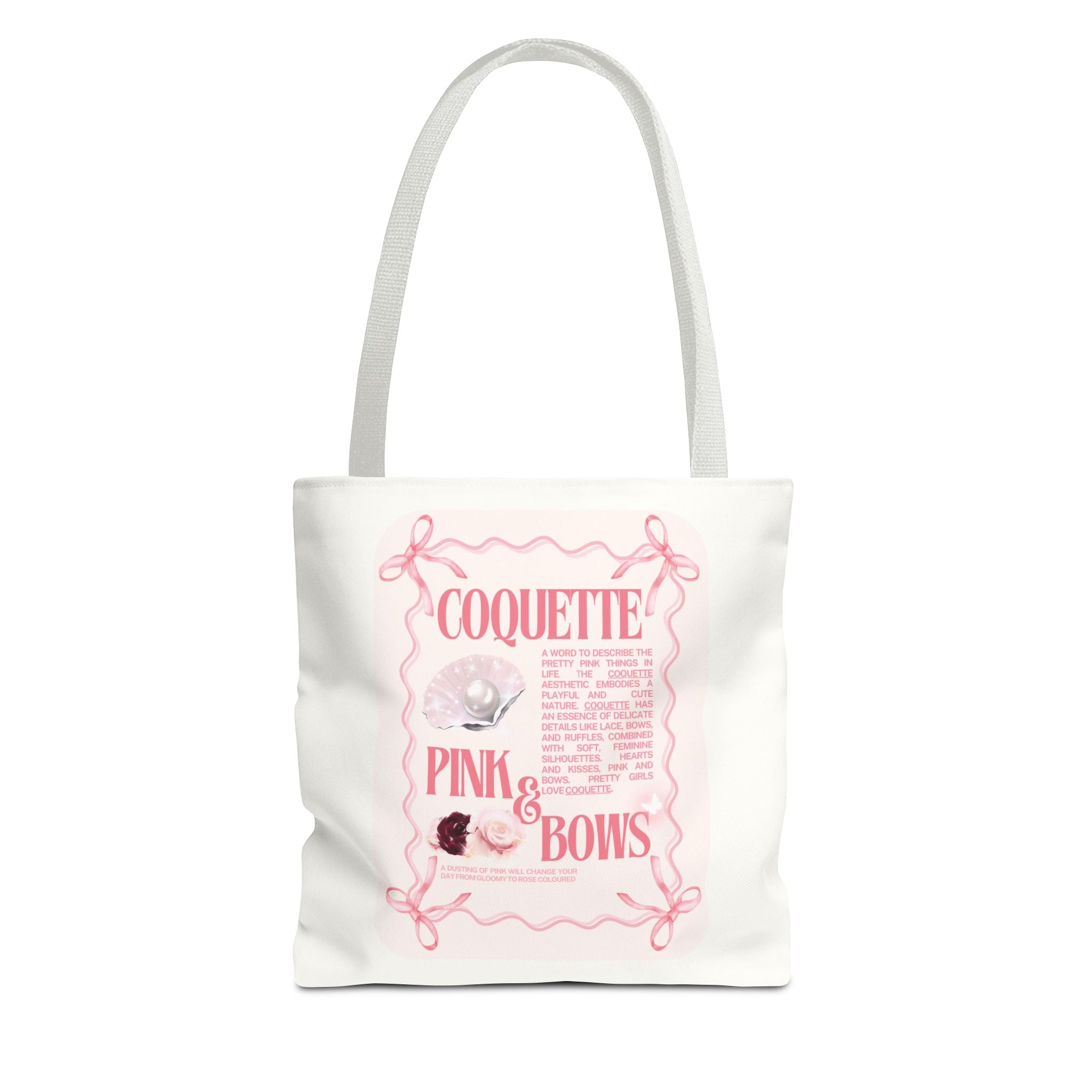 Coquette Pink Bows Tote Bag