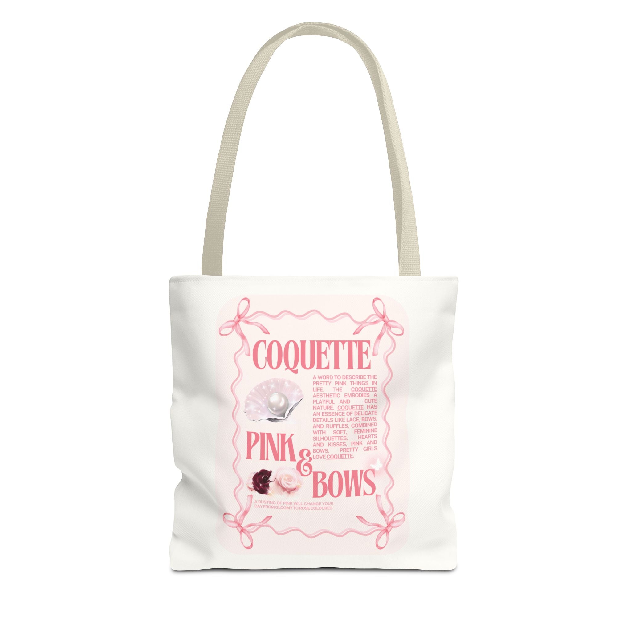 Coquette Pink Bows Tote Bag