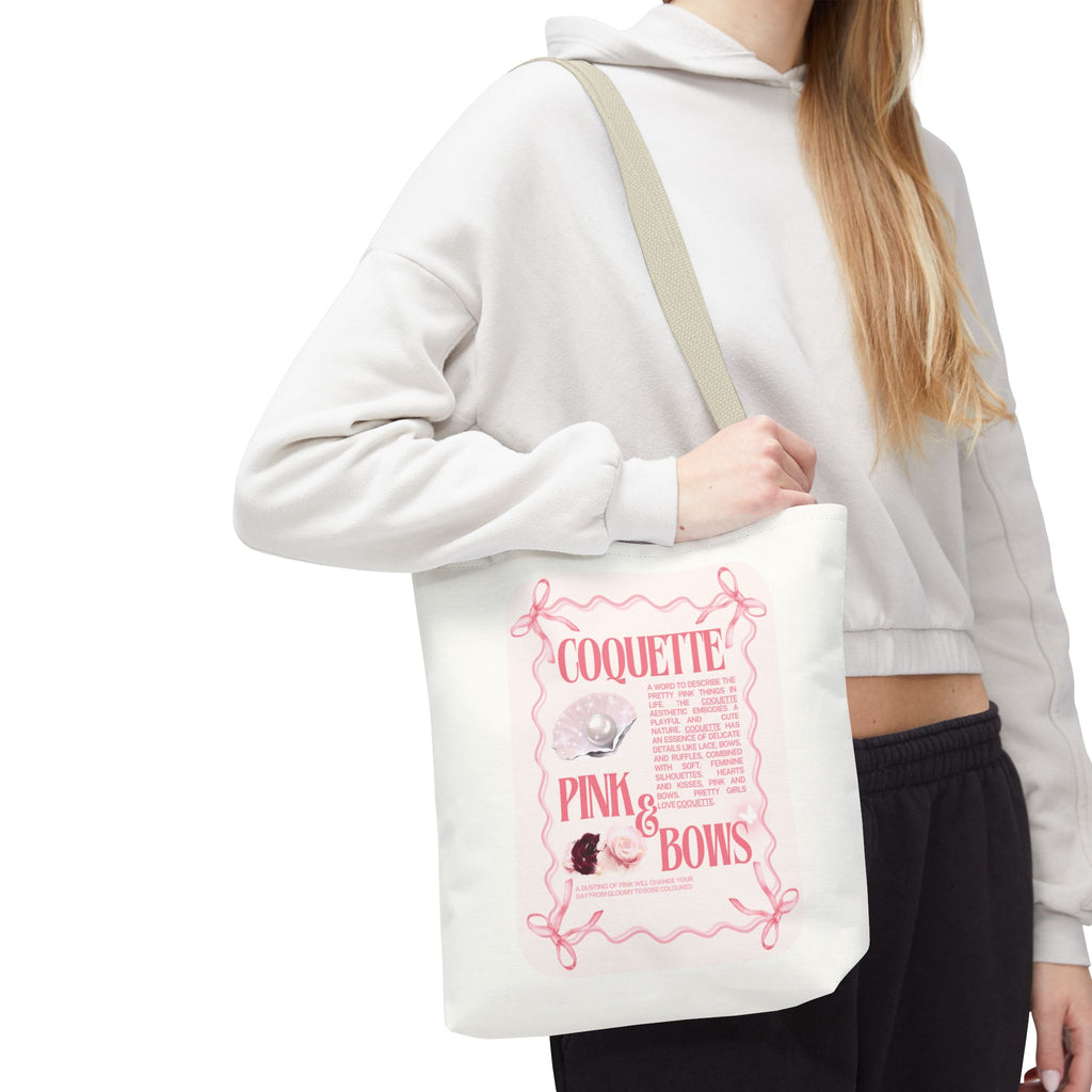 Coquette Pink Bows Tote Bag