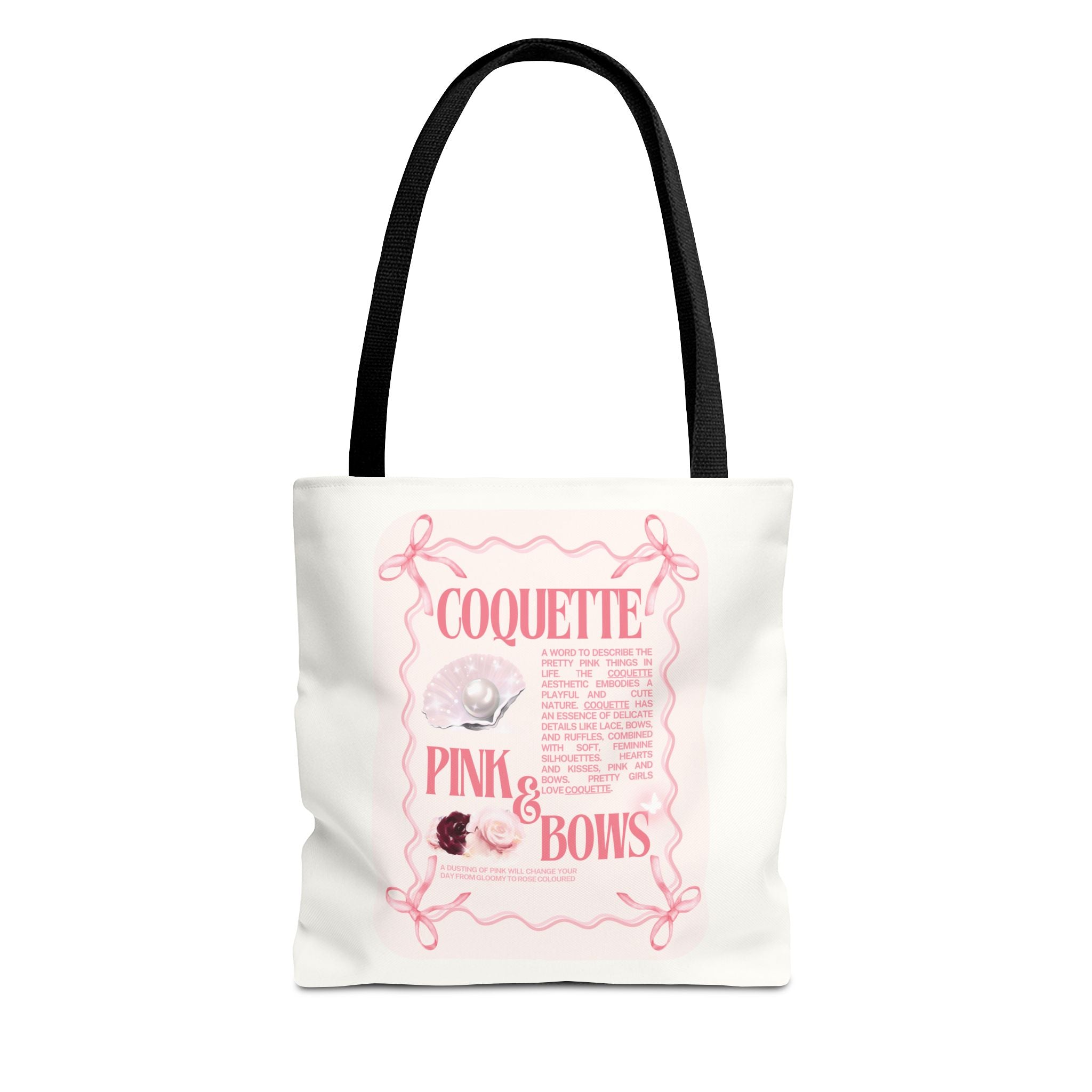 Coquette Pink Bows Tote Bag