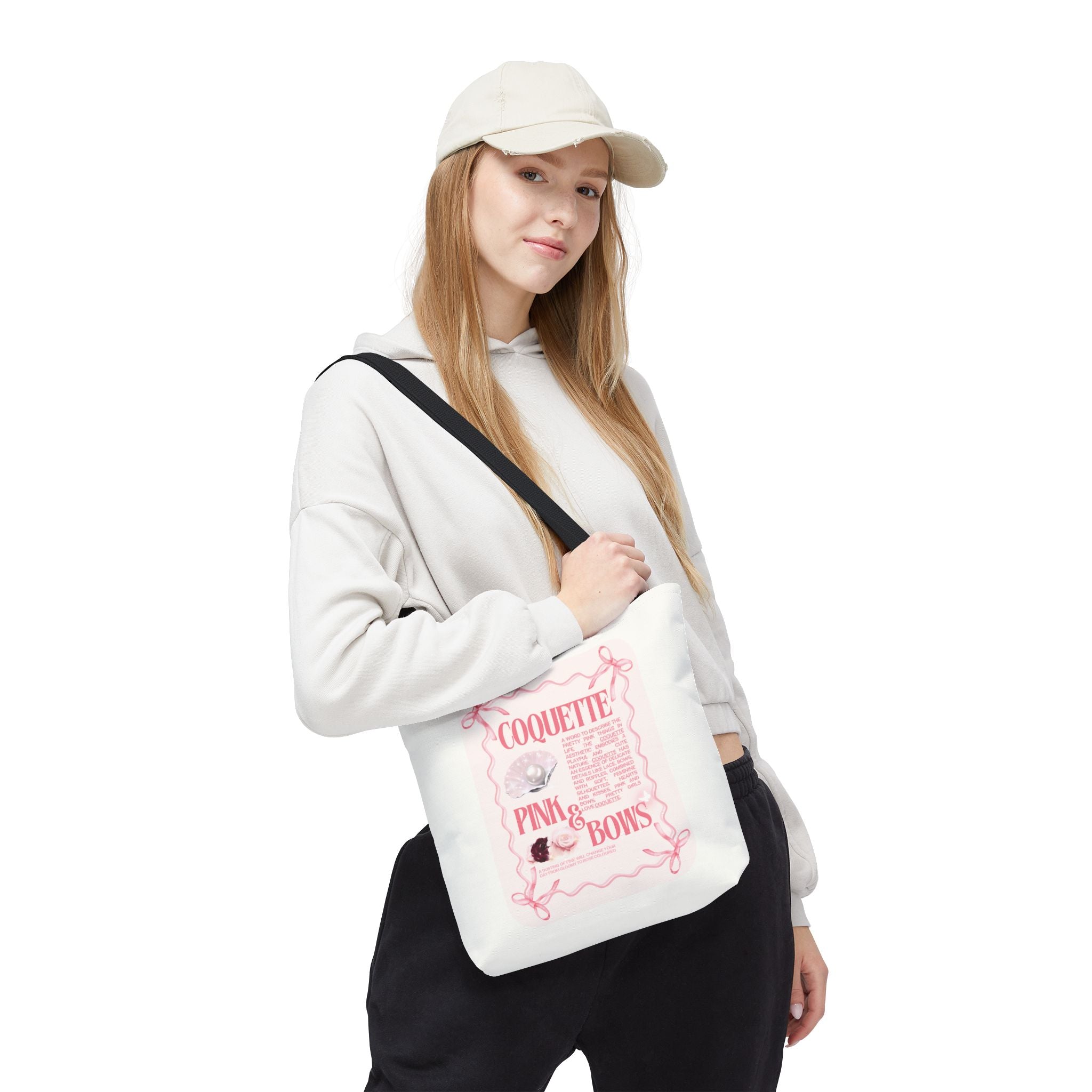 Coquette Pink Bows Tote Bag