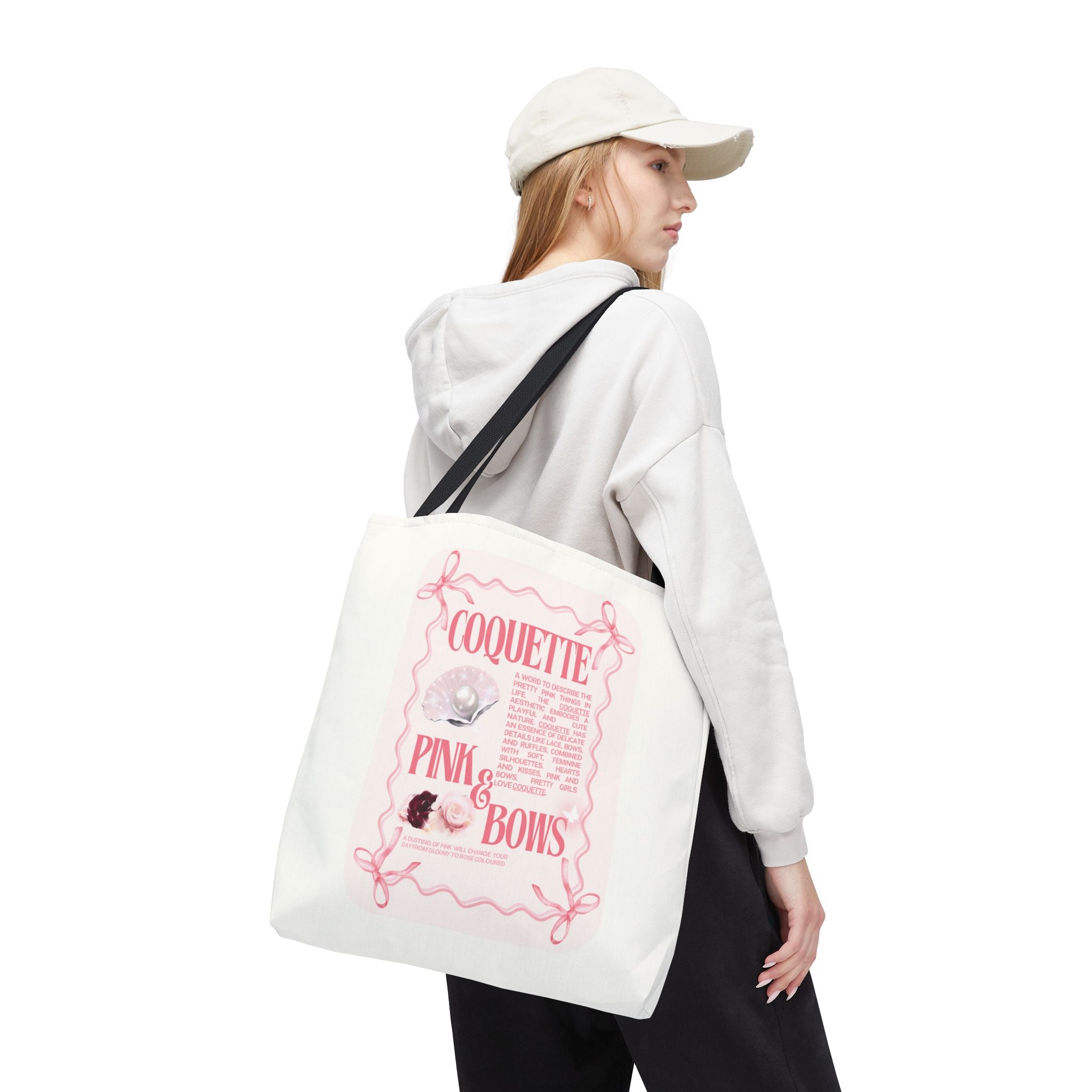 Coquette Pink Bows Tote Bag